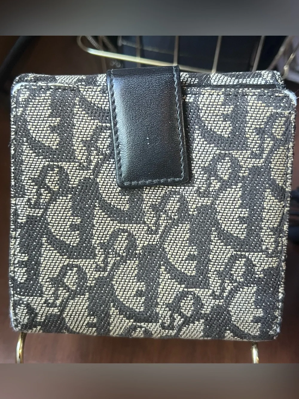 Dior Vintage Monogram Compact Wallet